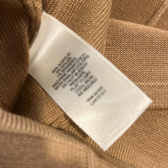 Eliza J Gold Fit and Flare Sweater Dress size small NWT - Picture 10 of 11